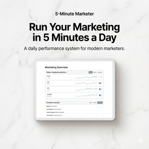 The 5-Minute Marketer