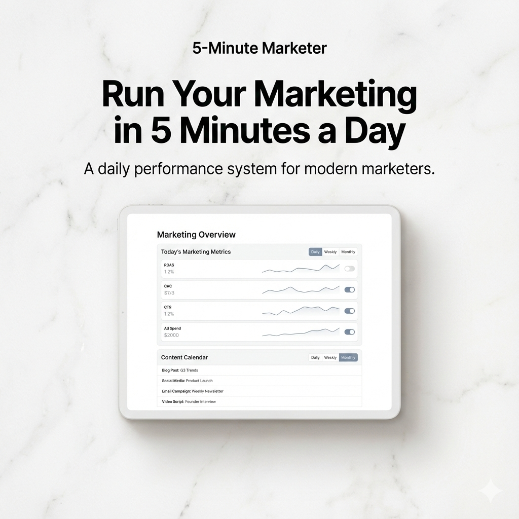 The 5-Minute Marketer