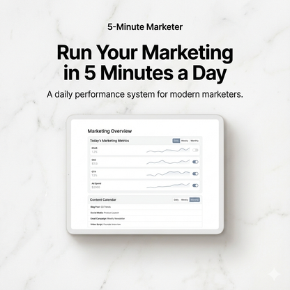 The 5-Minute Marketer