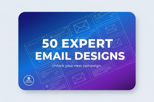 CHANGE it to "50 EXPERT EMAIL DESIGNS"